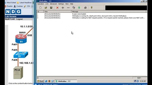 Configure a Cisco router to access a AAA Radius Server - Part 1 смотреть онлайн