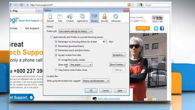 How to automatically clear the cache in Mozilla® Firefox on a Windows® 7-based PC? смотреть онлайн