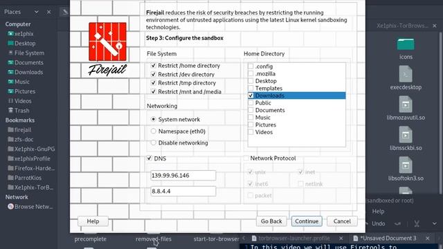 Start TorBrowser In A Sandbox Using Firejail Configuration Wizard смотреть онлайн