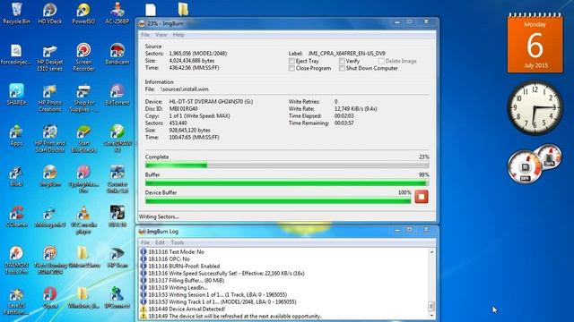 How to create a Windows 10 bootable DVD using IMG Burn смотреть онлайн