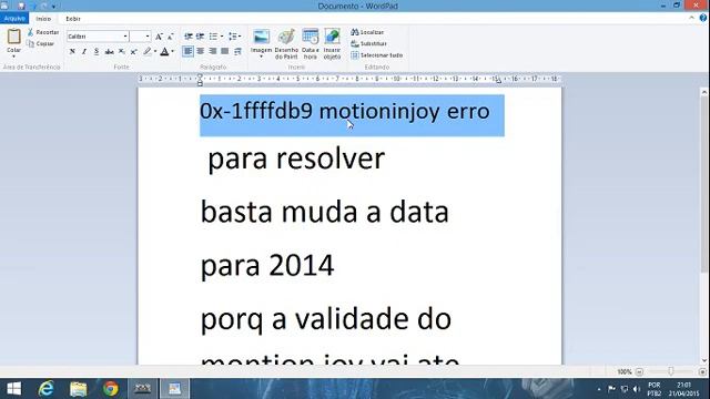 Problema do MotionJoy ( ERROR 0X-1ffffdb9 ) смотреть онлайн