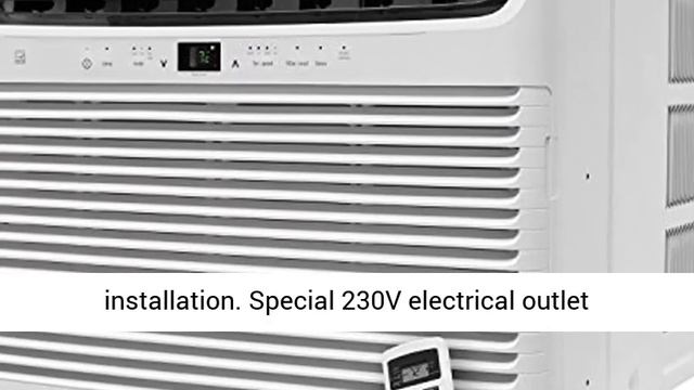 Frigidaire 18,000 BTU 230V Window Mounted Median with Temperature Sensing Remote Control Air Condit смотреть онлайн