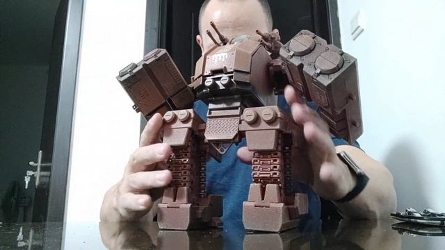 Acid Rain World Rust Stronghold 1:18 Scale Mech For Action Figures. A Weathered Beast Of A Mech Toy