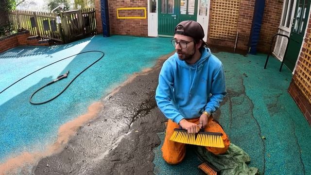 I Power Washed A Mouldy Playground! смотреть онлайн
