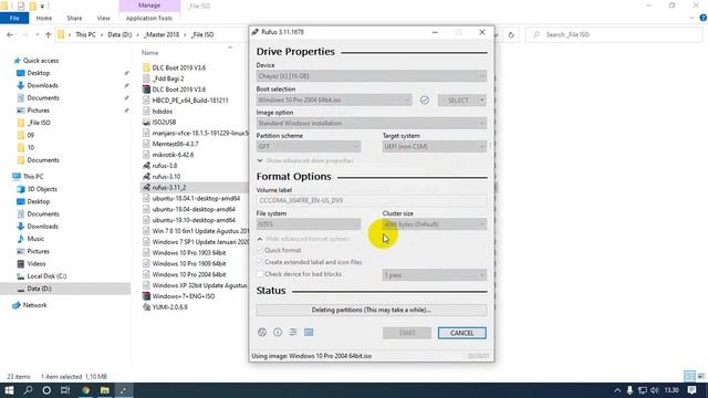Buat Flashdisk Instalasi Windows 10 UEFI 64bit Versi 2004 Terbaru смотреть онлайн
