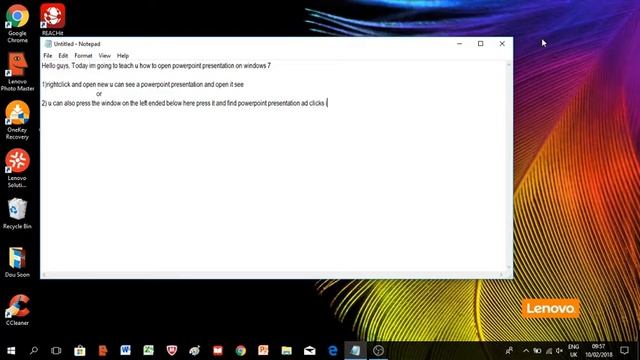 How to Open Microsoft PowerPoint Presentation on Windows 7! смотреть онлайн