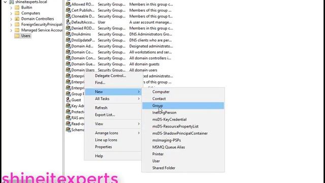 Windows Server 2016: How to Create Users and Group in Active Directory смотреть онлайн