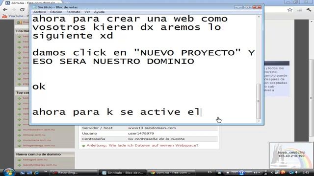COMO USAR EL HOSTING COM.NU E INSTALAR FILEZILLA смотреть онлайн