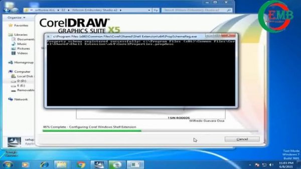 How to install Wilcom e2 in Windows 7 64bit