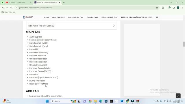 Mediatek Universal Tool Frp Unlock & Screen Lock Tool смотреть онлайн