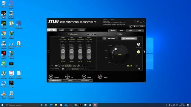 MSI Command Center AMD- One click OC GENIE 4 for maximum boost смотреть онлайн