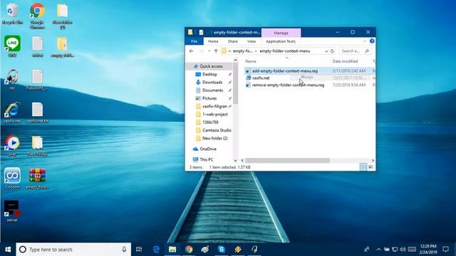 Add Empty Folder Context Menu in Windows 10 смотреть онлайн