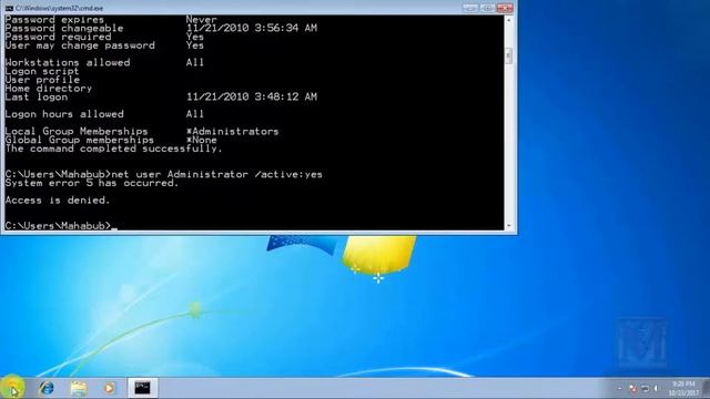 How to Enable Administrator Login Account in Windows 7/8.1/10 смотреть онлайн