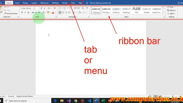 Different steps to open MS Word| MS word Interface смотреть онлайн