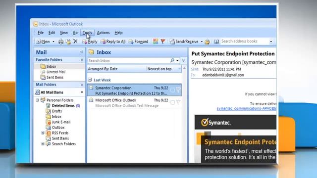 Microsoft® Outlook 2007: How to view the installed add-ins on Windows® 7? смотреть онлайн