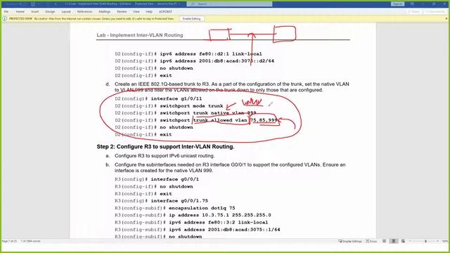 1.1.2 Lab - Implement Inter-VLAN Routing - ILM смотреть онлайн