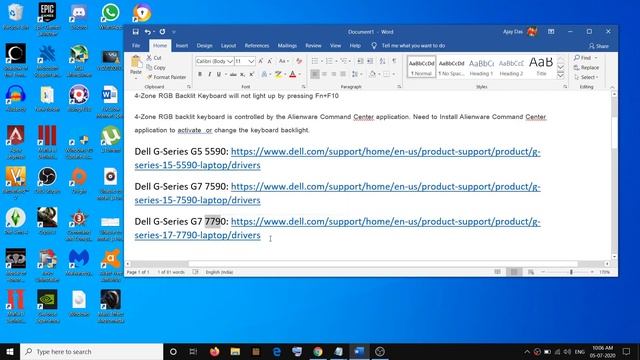 Fix Backlit Keyboard will not light up by pressing Fn+F10 or F10 on Dell G5 5590, G7 7590/7790 смотреть онлайн