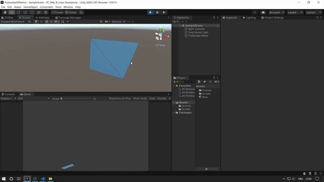 Unity ProBuilder API tutorial - Generate Meshes at Runtime! смотреть онлайн