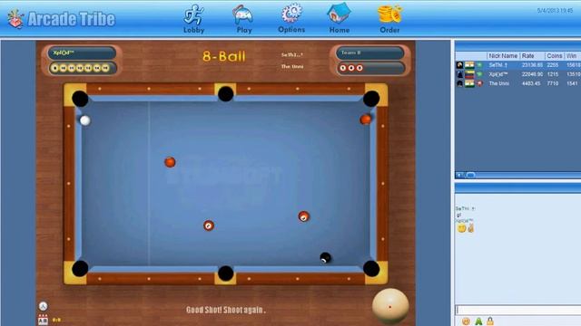 Cheaters again in Arcade tribe 2d Pool смотреть онлайн