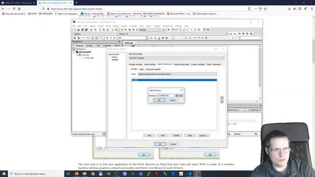🎶 Warsztat C++:  Konfiguracja SFML + Code Blocks