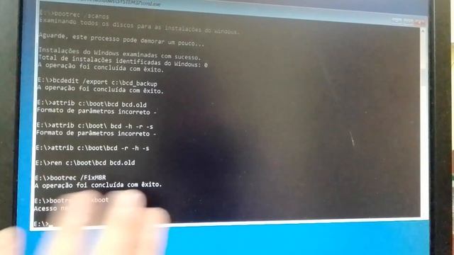 RESOLVIDO! Erro no BCD, falha 0xc000000d OU 0xc0000098 OU 0x0000000f 0xc000000e não carrega Windows смотреть онлайн