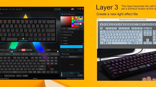 KEMOVE Mechanical Keyboard Driver Tutorial(driver for DK61, DK 66 and kemove 64-66(kemove 66pro)） смотреть онлайн