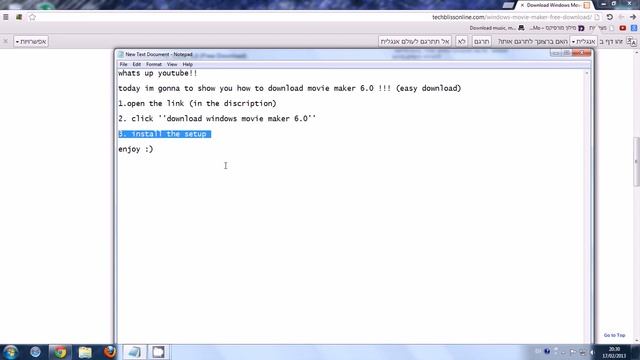 How to download Windows Movie Maker 6.0 for free!!(easy download) HD смотреть онлайн