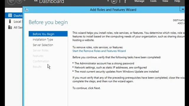 ADC (Installation or Configuration ) in windows server 2012 смотреть онлайн