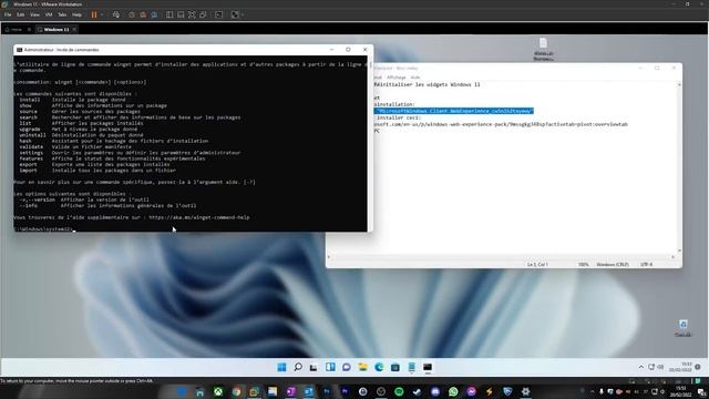 Désinstaller ou Réinitialiser les widgets Windows 11 смотреть онлайн