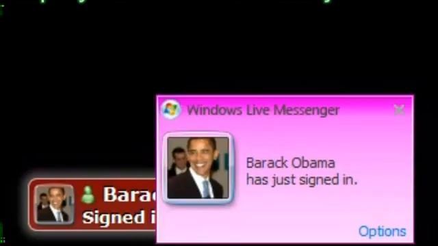 Barack Obama Using MSN !! Signing Into Windows Live Messenger !! USA President смотреть онлайн