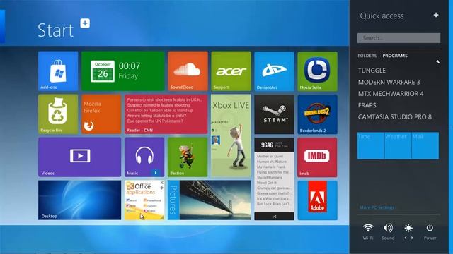 Metro inspired Windows 7 theme смотреть онлайн