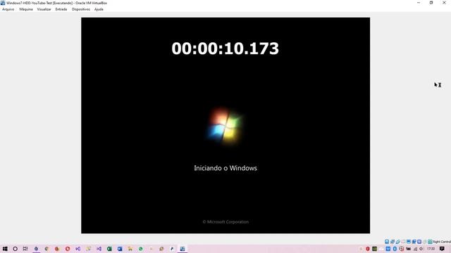 Windows 7 x64 SSD vs HDD - Teste de Velocidade de Inicialização no VirtualBox смотреть онлайн