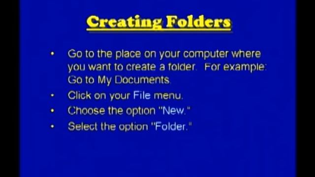 Basic XP (3-4) - Organizing Files - Creating New Folders смотреть онлайн