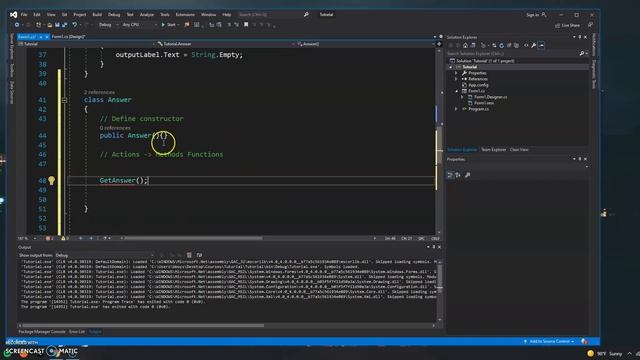 13. How to program in C# Beginners Guide - Classes/Objects (Windows Form Application) смотреть онлайн
