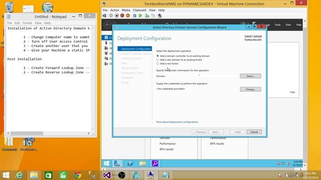 How to install Active Directory (AD) Domain Services in Windows server 2012 R2 смотреть онлайн