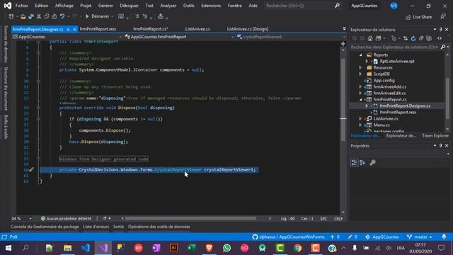#20 - CSharp C# WinForms Entity FrameWork ADO.NET Projet GCourries Fiche Courrier Part1 смотреть онлайн