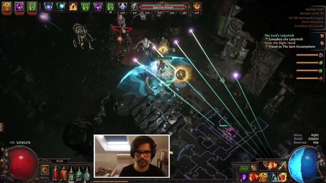 2nd death made me RAGE HARD! - POE Necropolis Highlights смотреть онлайн