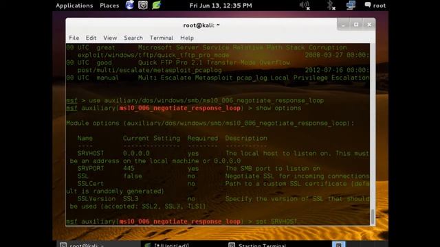 Dos Windows 7 On Kali Linux смотреть онлайн