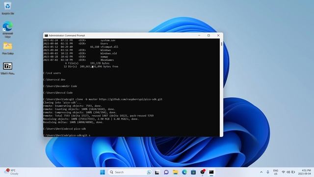 Raspberry Pi Pico SDK on Windows 11 Setup Guide 2023 (All files included) смотреть онлайн