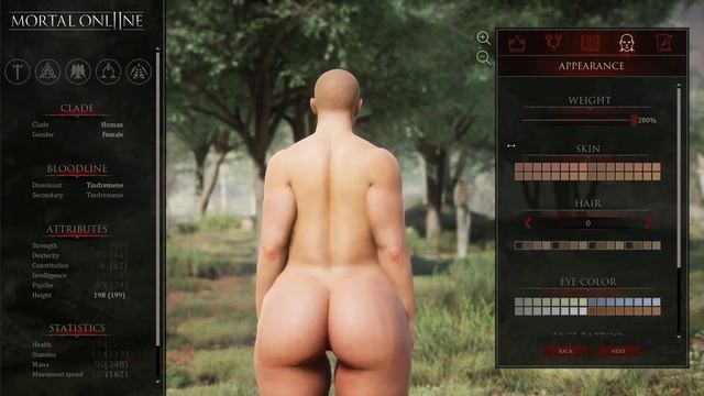 Mortal Online 2 - Full Nudity Character Creation (Boobs, Buts, Genitals, More!)