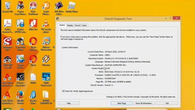 Cara Melihat Spesifikasi Komputer Laptop di Windows 7, 8 dan 10 || Yahya AR смотреть онлайн