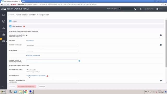 Instalación de Agente de ESET en Windows Server desde ESET Remote Administrator 6.x смотреть онлайн