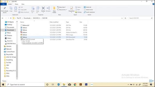 How to get an SVG file from Etsy to Cricut Design Space on a Windows PC Computer смотреть онлайн