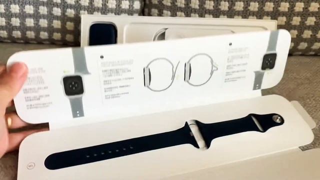 Apple Watch Series 6 GPS + Cell 44mm Blue with Deep Navy Sport Band смотреть онлайн