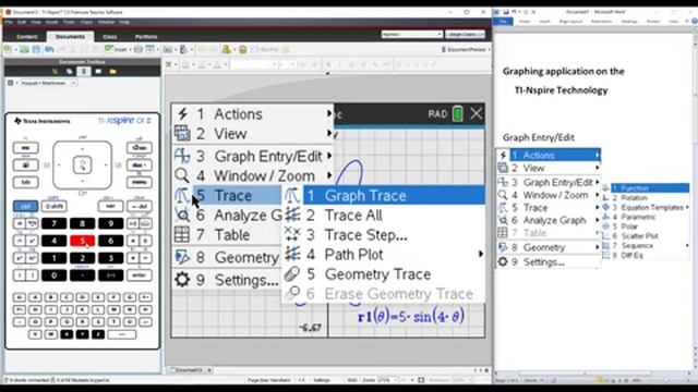 Tips for TI Technology: TI-Nspire CX Graphing application смотреть онлайн