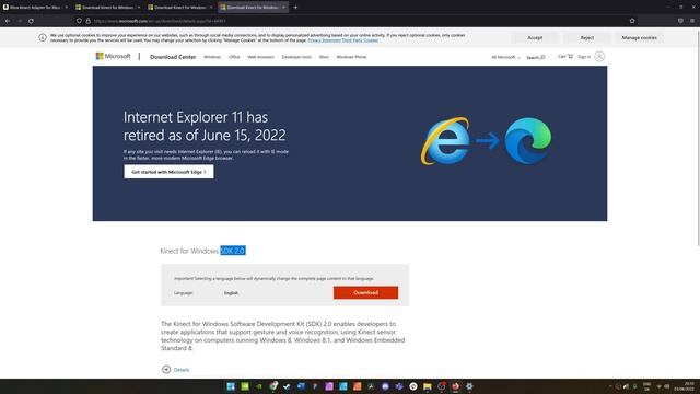 How to setup Kinect 2.0 as webcam and mic on Windows 10/11 - 2022 смотреть онлайн