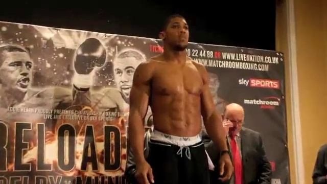 ANTHONY JOSHUA v DORIAN DARCH - OFFICIAL WEIGH-IN (CARDIFF) - 'RELOADED' смотреть онлайн