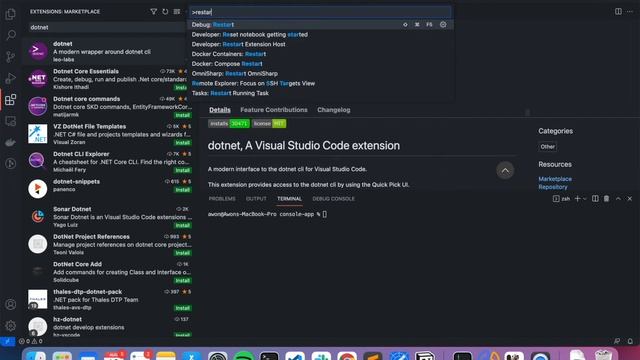 Using dotnet cli in VSCode/Mac - Easy way - Works in m1 chip смотреть онлайн