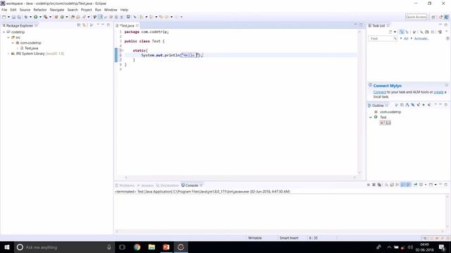 can we execute a java program without main() method? смотреть онлайн