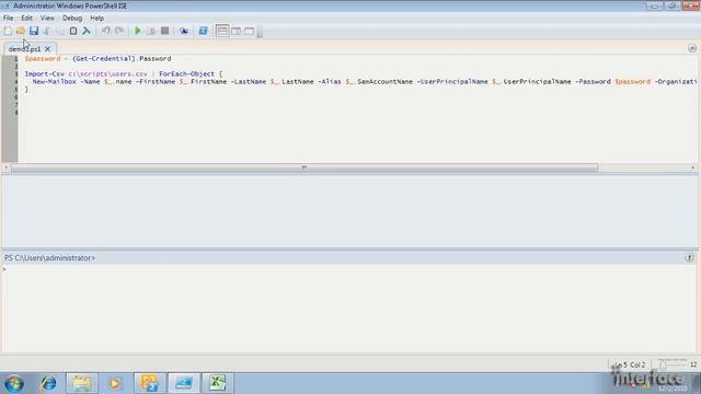 Exchange Server 2010 - Creating Mailboxes in Bulk using a PowerShell Script смотреть онлайн